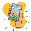 1. Upload a photo of your pet