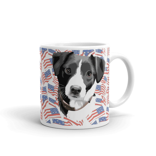 Independence Day Pet Print Coffee Mug